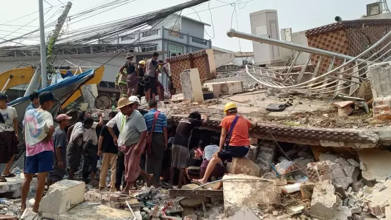 Myanmada zəlzələ nəticəsində ölənlərin sayı artıb