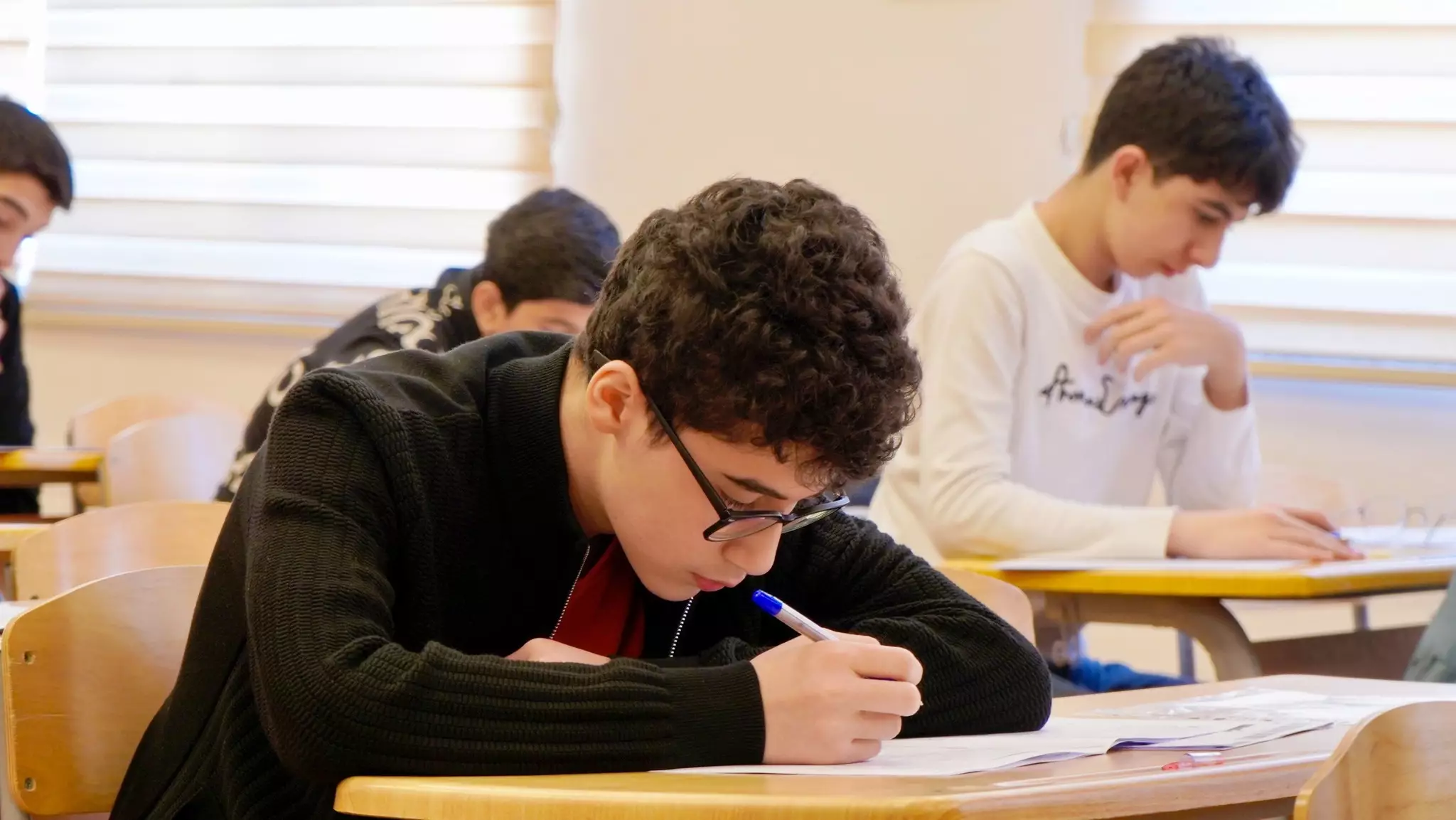 DİM ümumi (9 illik) orta təhsil səviyyəsi üzrə buraxılış imtahanı keçirib - FOTO