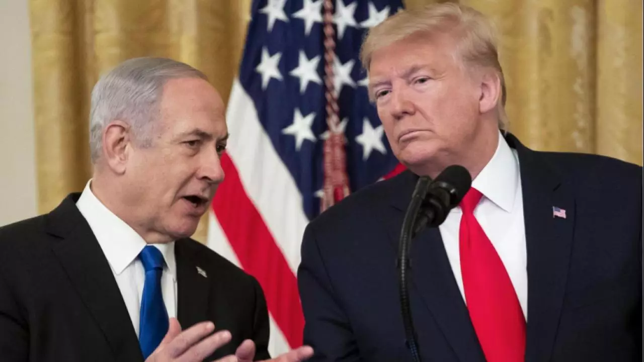 Tramp Netanyahu ilə görüşəcək