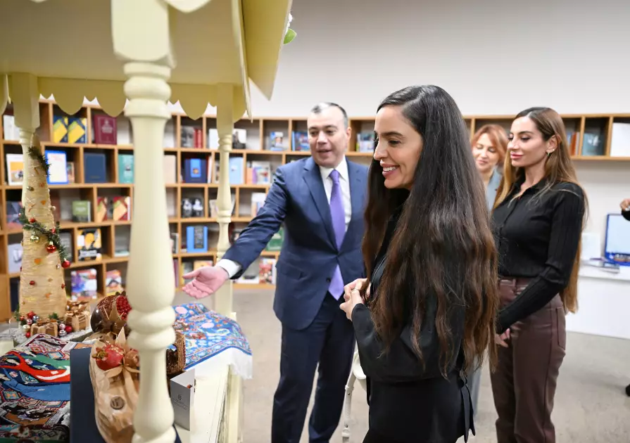 Leyla Əliyeva və Arzu Əliyeva DOST İnklüziv İnkişaf və Yaradıcılıq Mərkəzini ziyarət ediblər