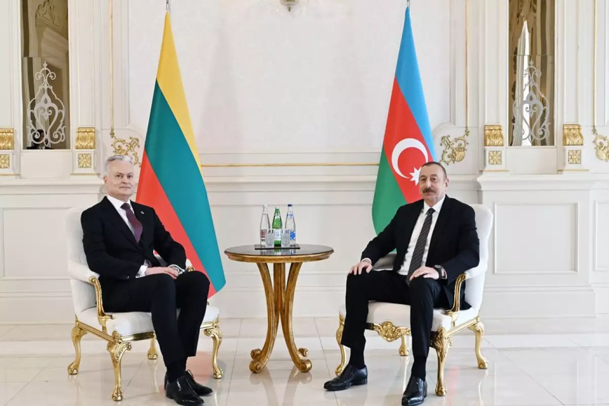 İlham Əliyev: Azərbaycan ilə Litva arasında dostluq və əməkdaşlıq əlaqələri xoş ənənələrə malikdir