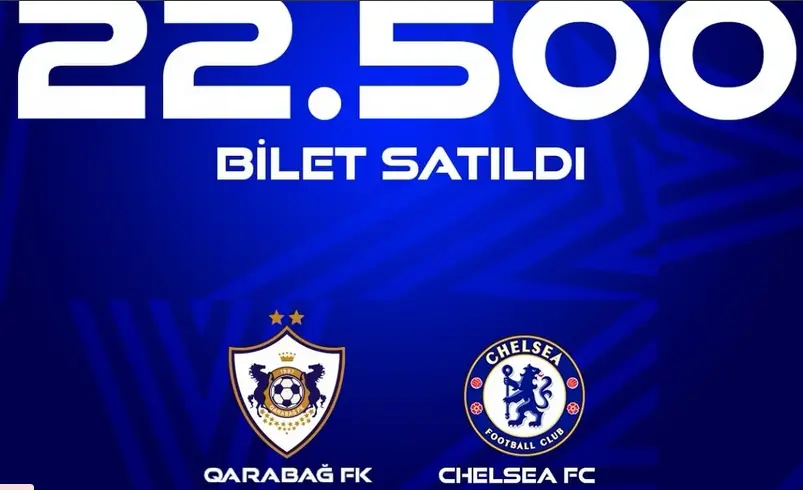 "Qarabağ"ın oyununa 22 500 bilet satıldı