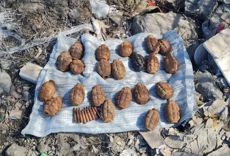 Bakıda hərbi sursatlar aşkar olunub- VİDEO