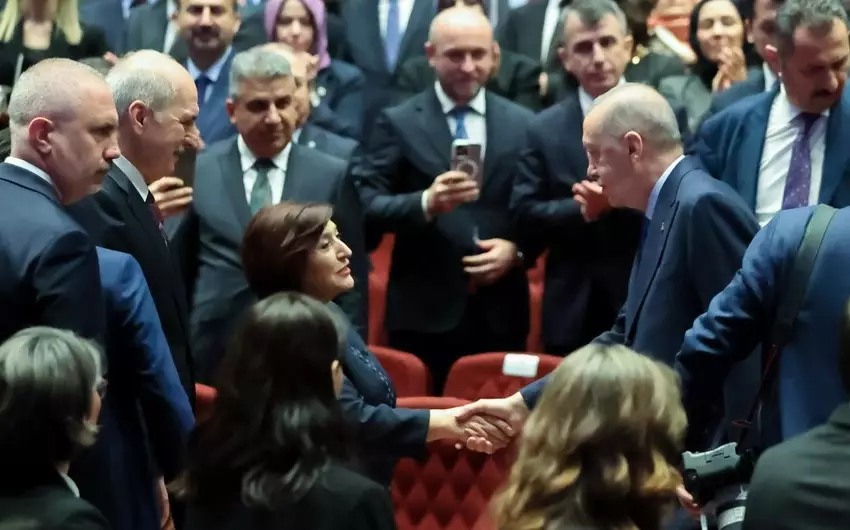 Sahibə Qafarova Rəcəb Tayyib Ərdoğanla görüşüb