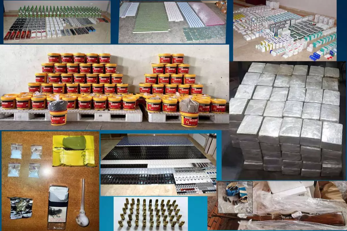 Naxçıvan gömrüyündə yarım ton heroin dövriyyədən çıxarılıb