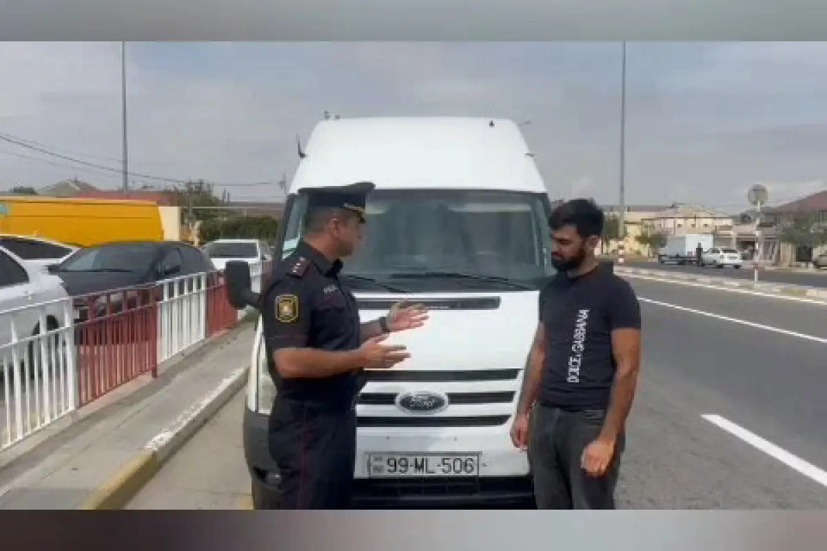 Qaradağda yolda təhlükə yaradan sürücü saxlanılıb