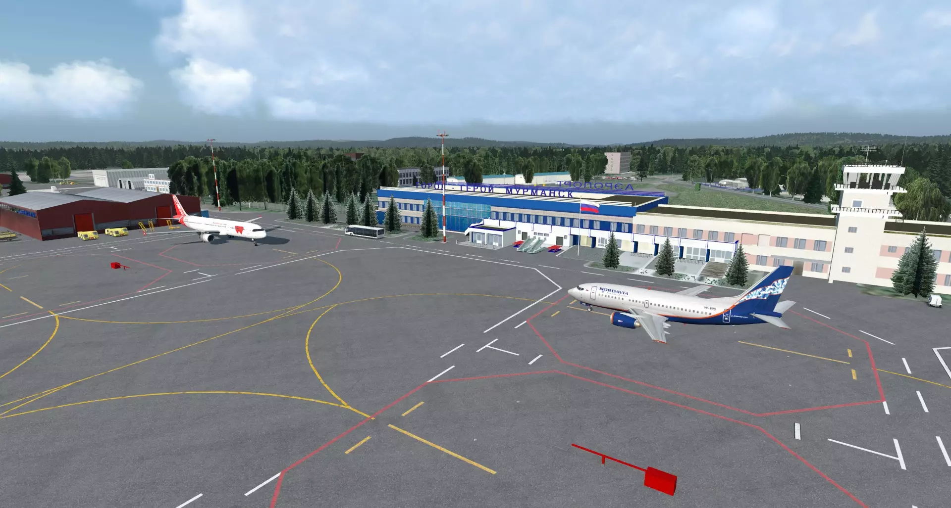 Murmansk hava limanının fəaliyyəti məhdudlaşdırıldı