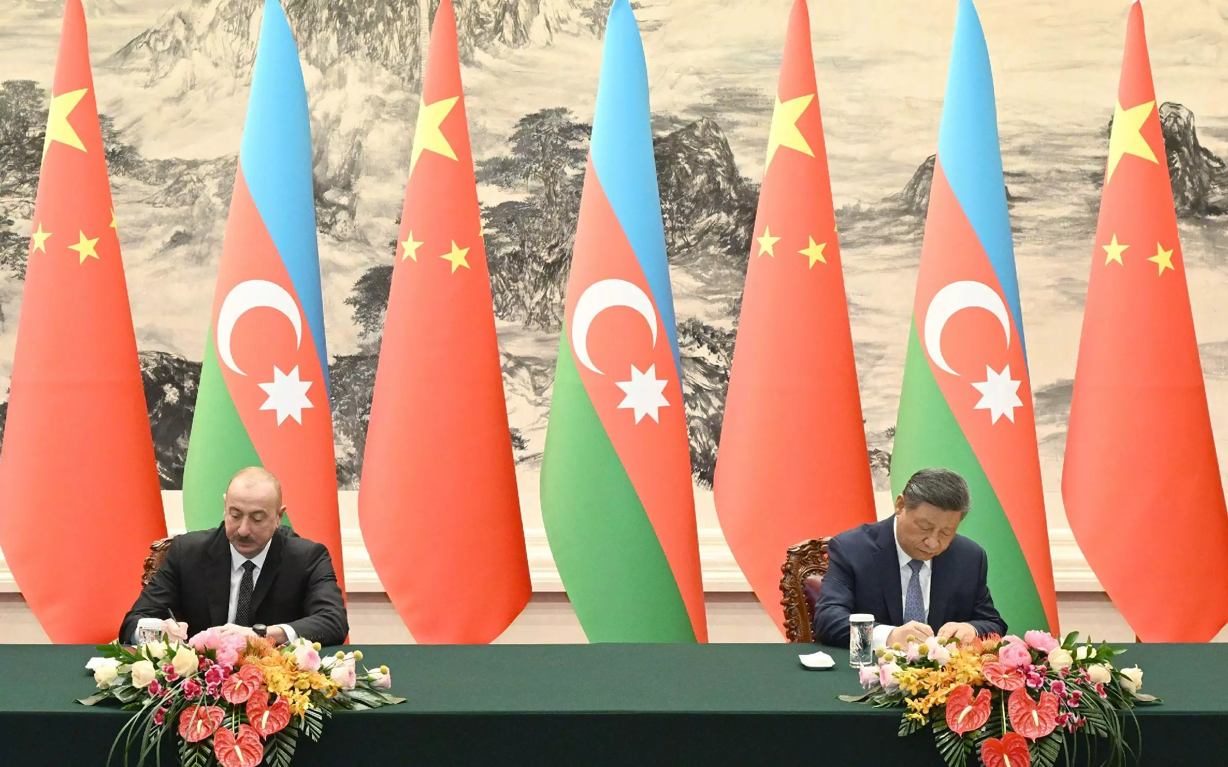 Azərbaycanla Çin arasında hərtərəfli strateji əməkdaşlıqla bağlı Birgə Bəyanat imzalanıb