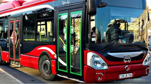 Bakıda bir marşrut üzrə avtobusların hərəkət sxemi müvəqqəti dəyişdirilib
