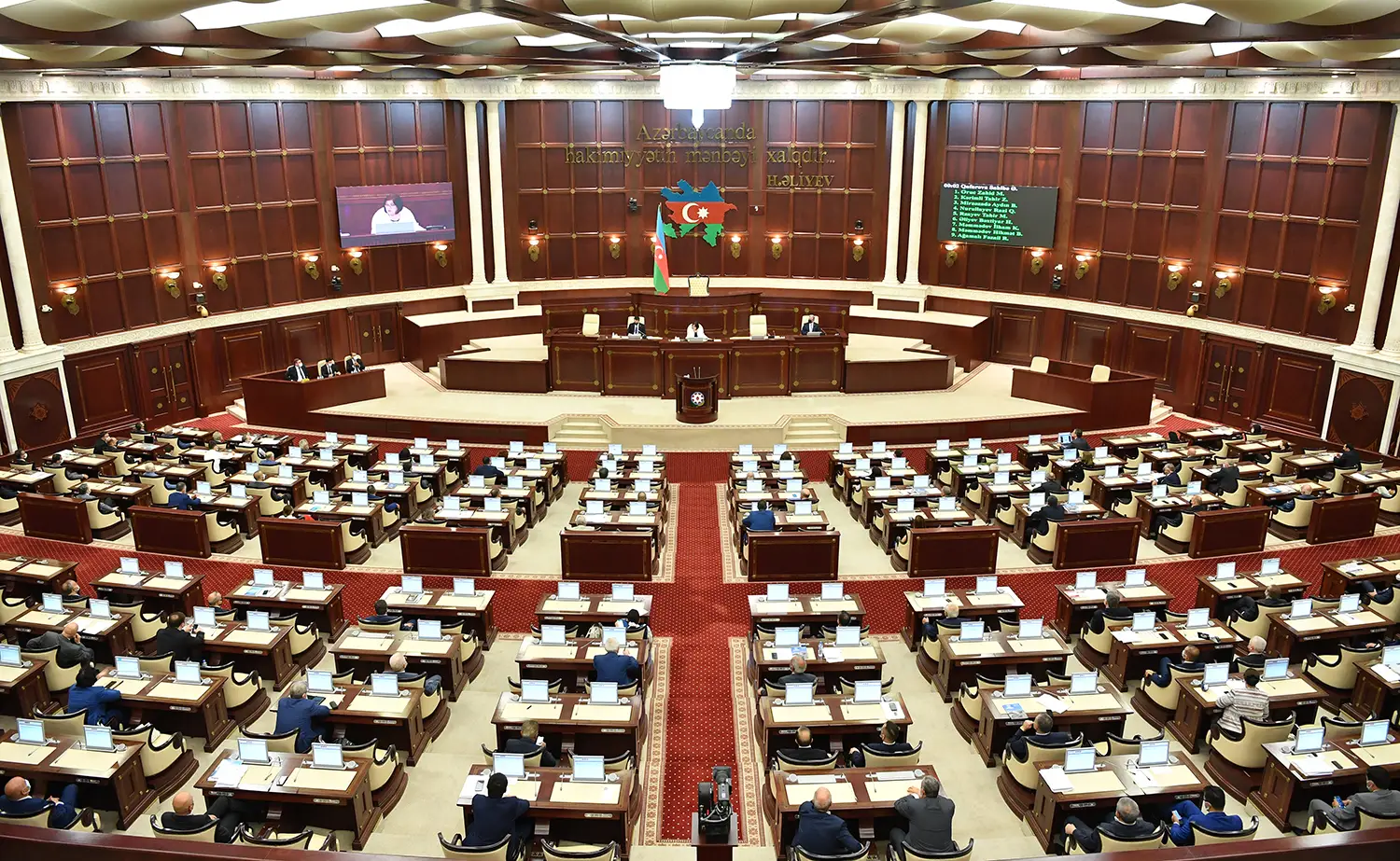 Gələn ilin dövlət büdcəsinin layihəsi Milli Məclisə təqdim edilib