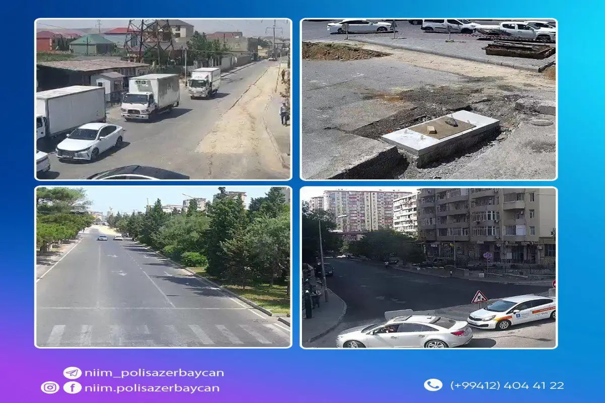 Bakıda bir neçə yolda təmirlə bağlı avtomobillərin hərəkətinə məhdudiyyət qoyulub - SİYAHI
