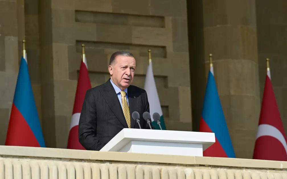 Ərdoğan Azərbaycan xalqını Zəfər Günü münasibətilə təbrik edib