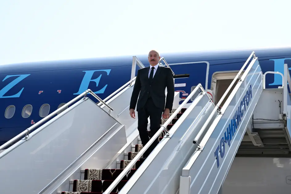 Prezident İlham Əliyev Tacikistanda səfərdədir