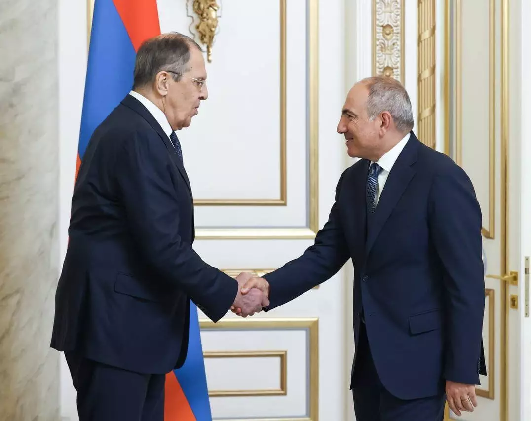 Paşinyan və Lavrov arasında görüş baş tutub
