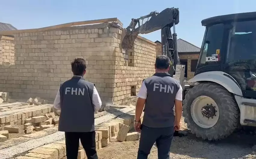 İki rayonda qanunsuz tikintilərin qarşısı alınıb