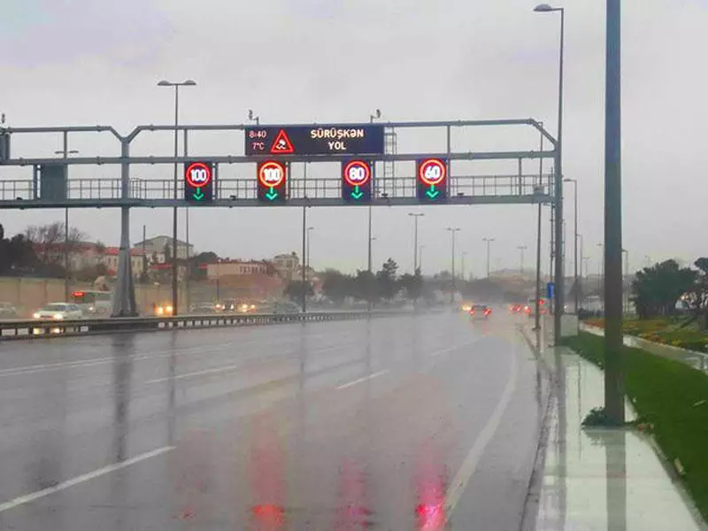 Zığ dairəsi-Hava Limanı yolunda bəzi zolaqlar üzrə sürət həddi aşağı salınıb