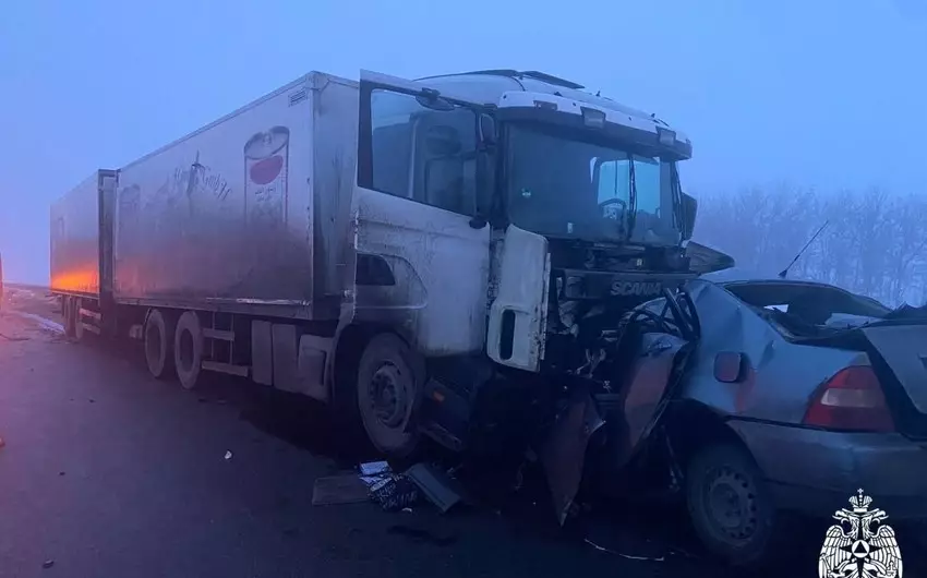 Rusiyada ağır yol qəzası baş verib, beş nəfər ölüb