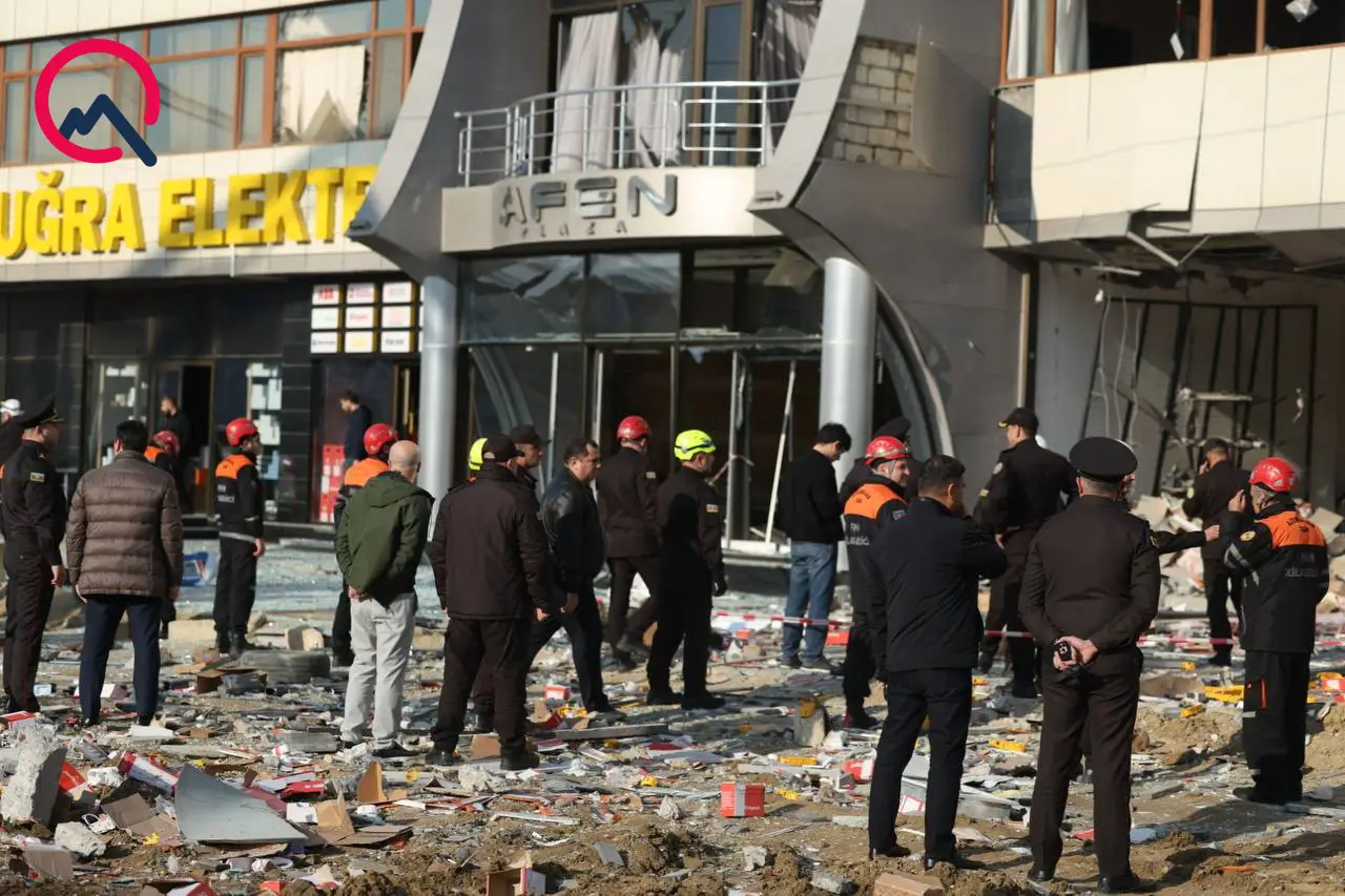 Bakıda “AFEN Plaza”da partlayış baş verib, 5 nəfər xəsarət alıb, 7 nəfər xilas edilib - YENİLƏNİB - 5