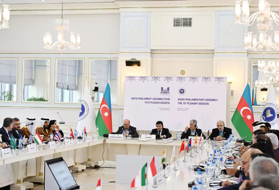 Asiya Parlament Assambleyasında Bakı Bəyannaməsi qəbul olunub - YENİLƏNİB