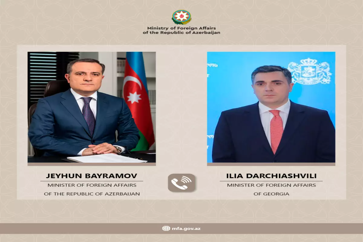 Ceyhun Bayramov Gürcüstanın XİN başçısına zəng edib
