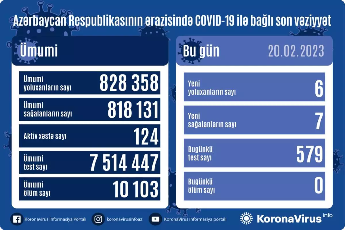 Daha 6 koronavirus xəstəsi aşkarlandı