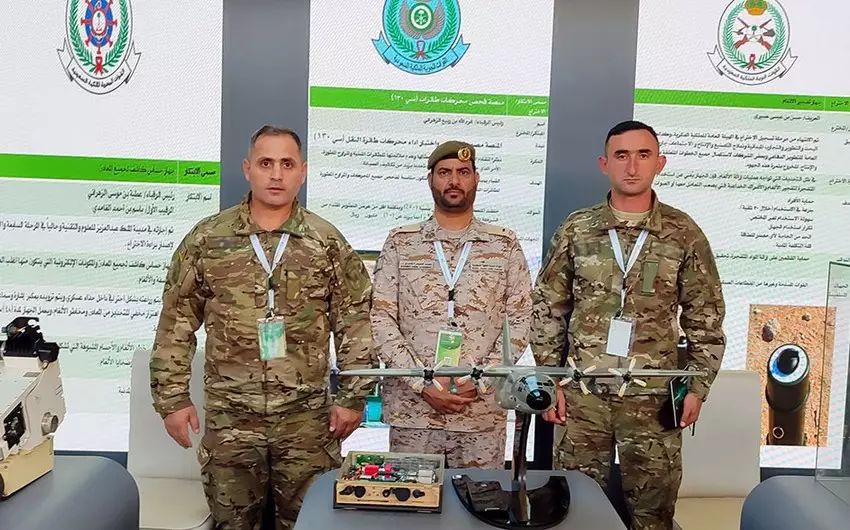 Azərbaycanın hərbi qulluqçuları Səudiyyə Ərəbistanında keçirilən forumda iştirak edib - FOTO