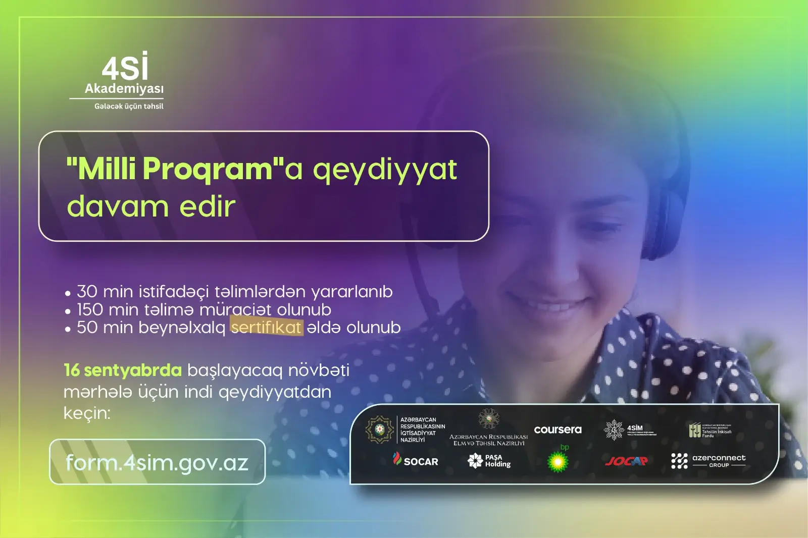30 min vətəndaş “Milli Proqram” çərçivəsində təlimlərdən yararlanıb - FOTO