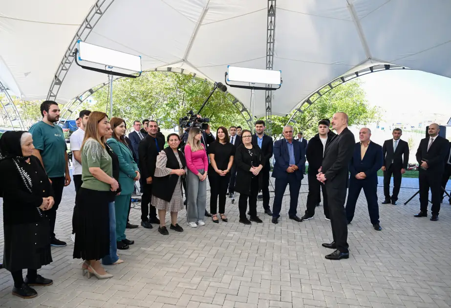 Prezident: Bu gün bütün Qarabağ və Şərqi Zəngəzur tikinti meydançasıdır