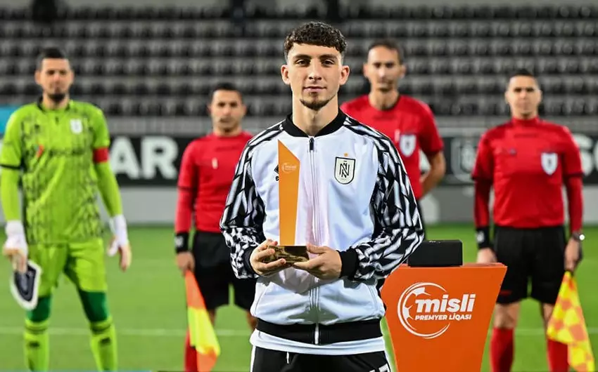 "Neftçi"nin futbolçusu mükafatlandırılıb - FOTO