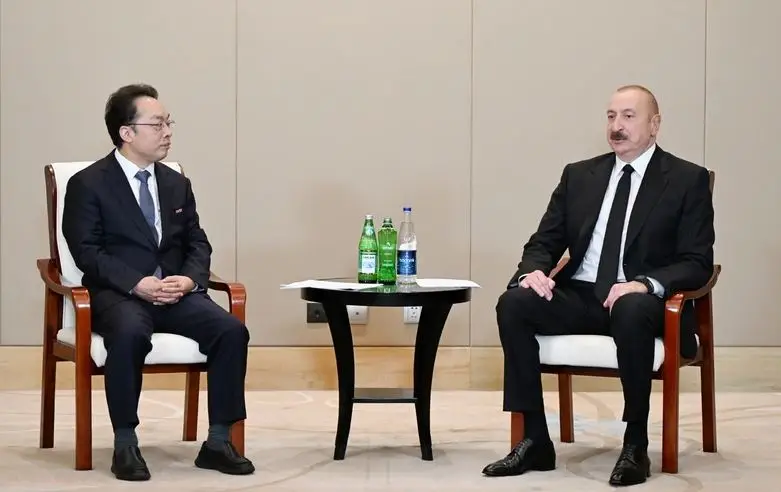 Prezident "CETC" korporasiyasının baş direktoru ilə görüşüb