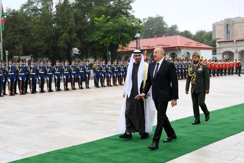 BƏƏ Prezidentinin Şuşada rəsmi qarşılanma mərasimi olub