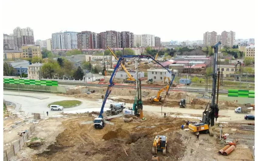 Bakıda yeni avtomobil yolunun inşası ilə bağlı son vəziyyət açıqlanıb - FOTO/VİDEO