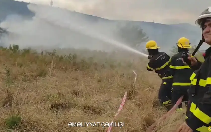 FHN Qazaxda baş verən yanğınla bağlı məlumat yayıb - VİDEO