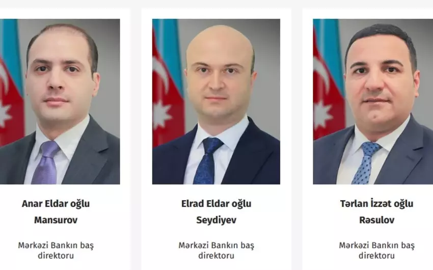 AMB-yə daha üç yeni baş direktor təyin edilib