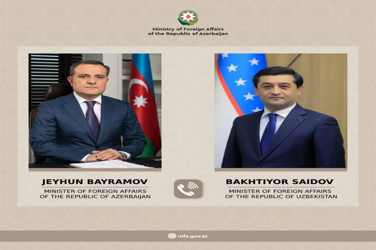Ceyhun Bayramovla Özbəkistan XİN rəhbəri arasında telefon danışığı olub