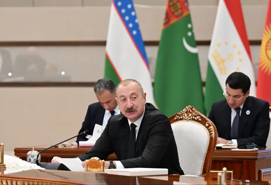 Prezident İlham Əliyev Qarabağın bərpasında Mərkəzi Asiya ölkələrinin Azərbaycana göstərdiyi qardaş dəstəyini yüksək qiymətləndirib