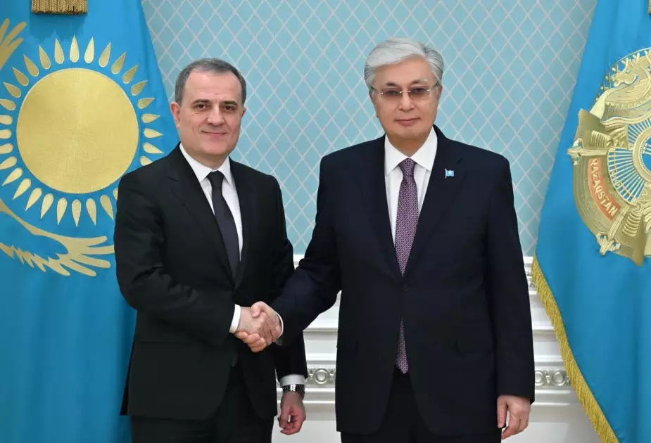 Tokayev Ceyhun Bayramovu qəbul edib - FOTO