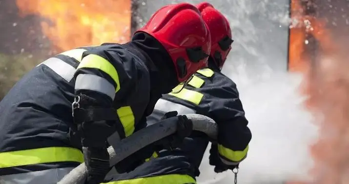 "Sədərək" ticarət mərkəzində yanğın oldu