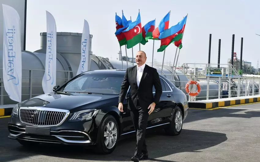 İlham Əliyev “Şimal” Elektrik Stansiyasının yeni estakadasının və su nasos stansiyalarının açılışında  - FOTOLAR