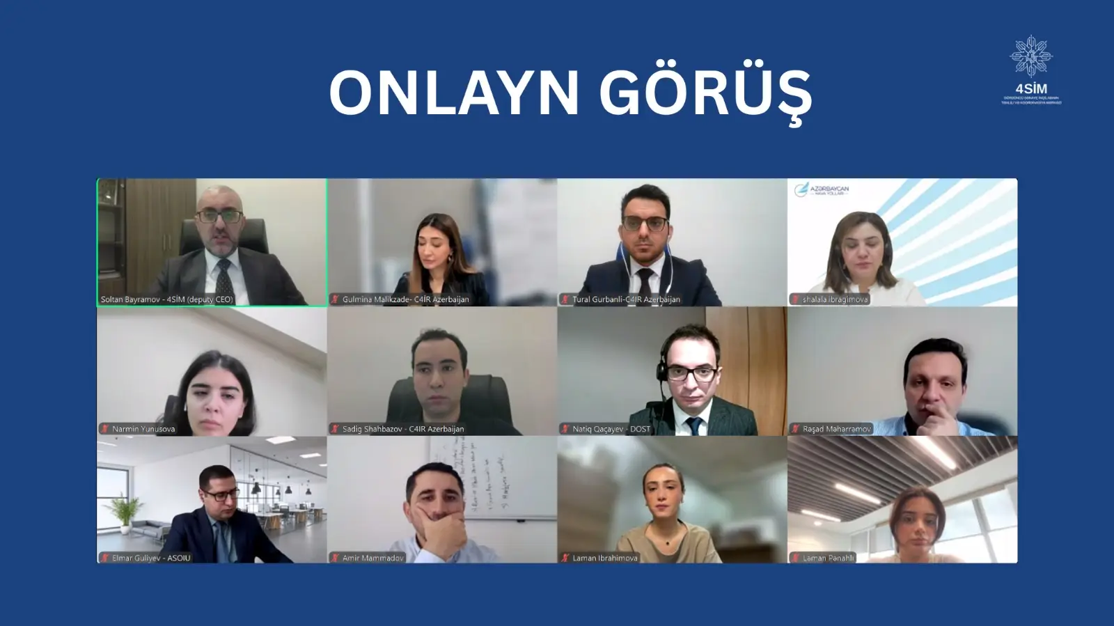 “Azərbaycan Bacarıqlar Akseleratoru” layihəsi ilə bağlı onlayn görüş keçirilib