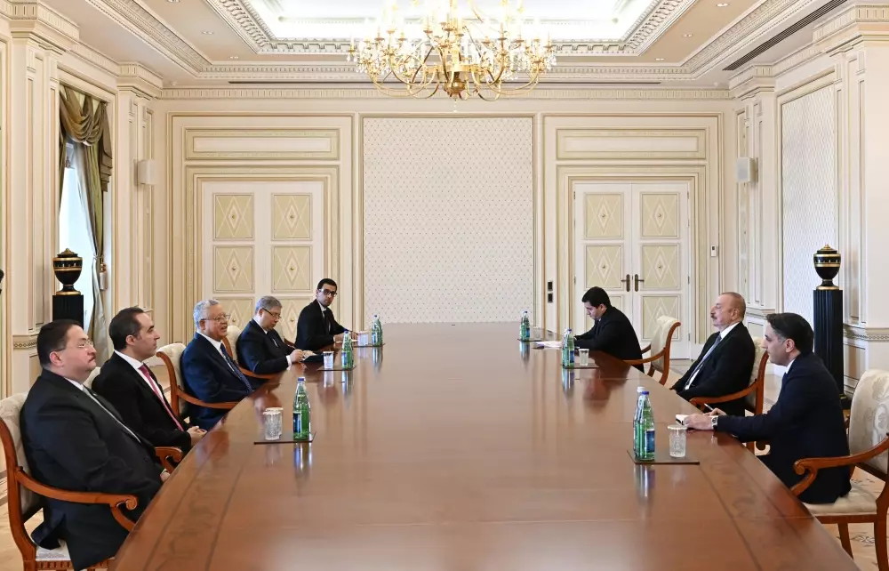 Azərbaycan Prezidenti İlham Əliyev Misir parlamentinin Nümayəndələr Palatasının sədrini qəbul edib