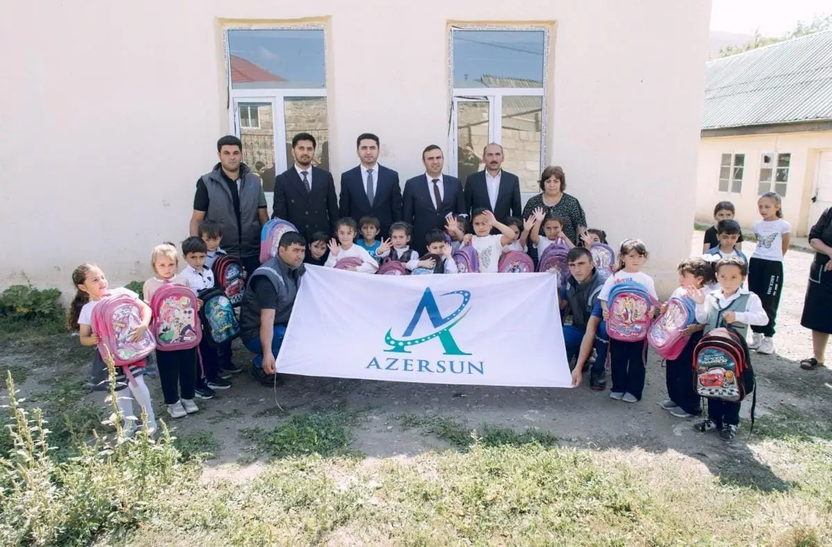 “Azərsun Holdinq” ucqar kənddə yaşayan məktəblilərə dəstək olub - FOTO
