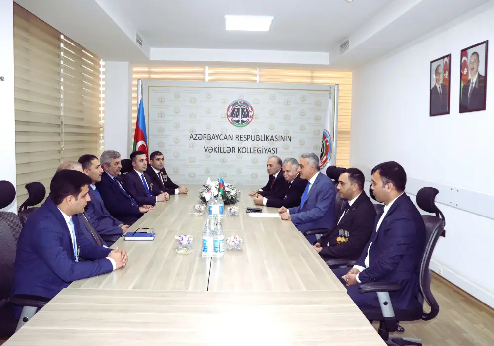 Anar Bağırov Vətən müharibəsi iştirakçısı olan vəkillərlə görüşüb