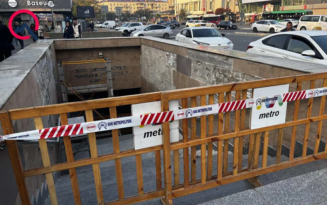 “Nəriman Nərimanov”un çıxışlarından biri bağlandı - FOTO