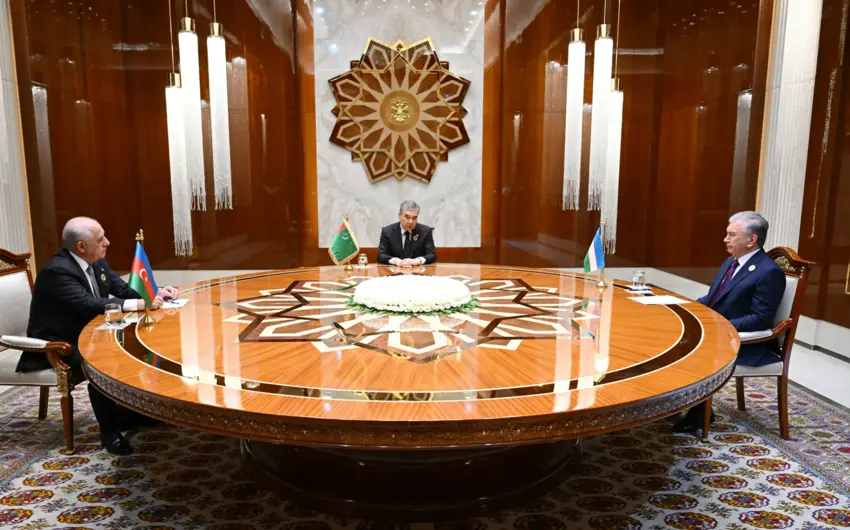 Avazada Azərbaycan, Türkmənistan və Özbəkistan üçtərəfli görüşü olub