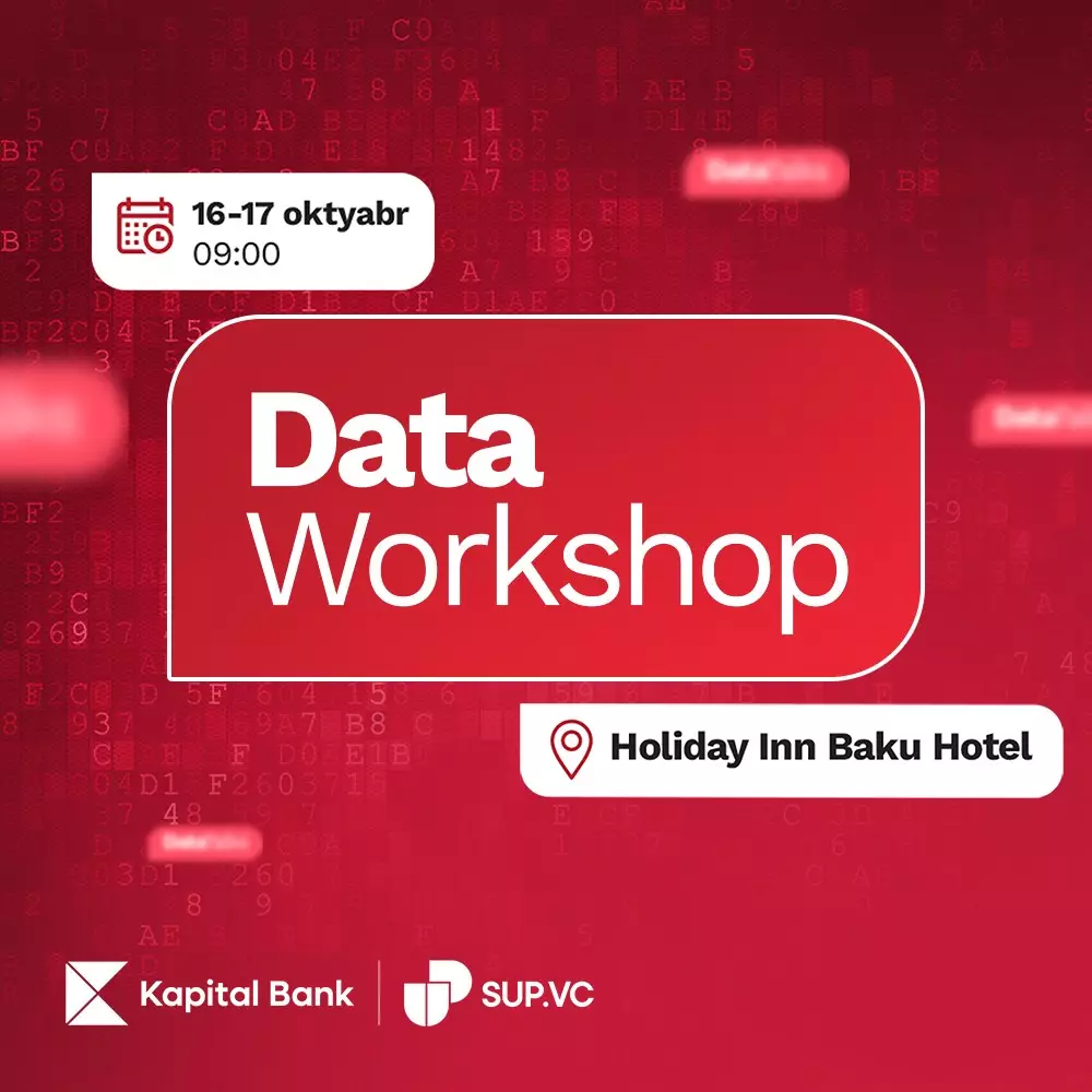 Kapital Bank-ın “Data workshop” tədbirinə qeydiyyat başladı