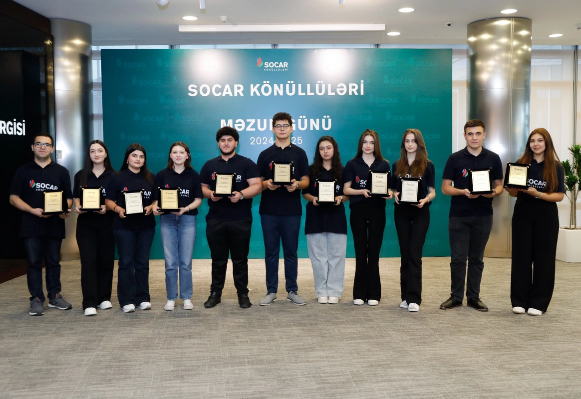 SOCAR-ın Baş ofisində gənclərlə bağlı müsabiqə keçirilib - FOTOLAR