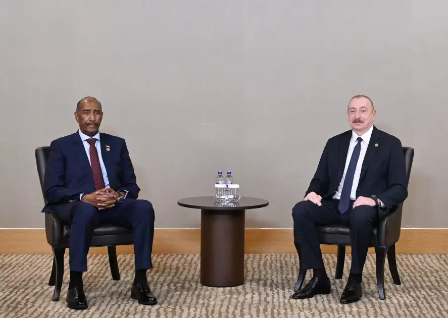 Prezident İlham Əliyevin Antalyada Sudanın Suveren Keçid Şurasının Sədri ilə görüşü olub - YENİLƏNİB
