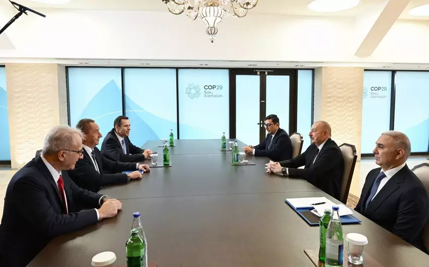 İlham Əliyev Beynəlxalq Kanoe, Avarçəkmə və Draqon Qayıqları federasiyalarının prezidentləri ilə görüşüb -YENİLƏNİB
