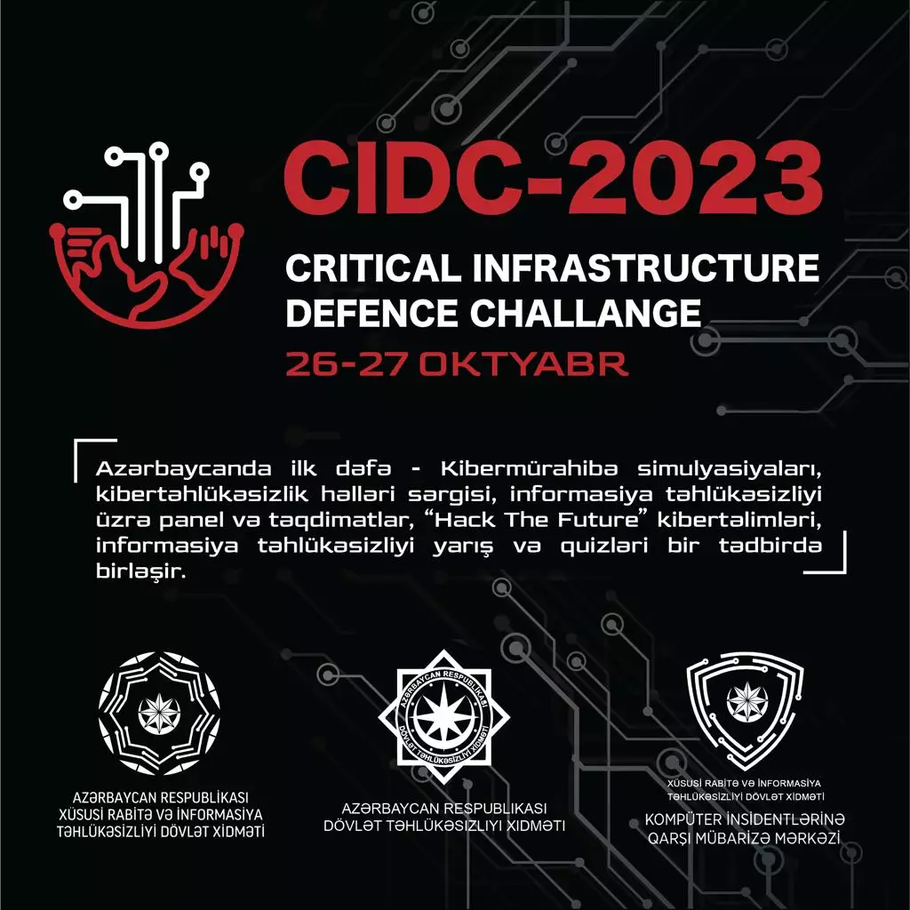 “Critical Infrastructure Defence Challenge 2023” tədbiri keçirildi